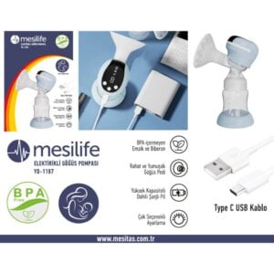 Mesilife Elektrikli Göğüs Süt Pompası Yd-1187